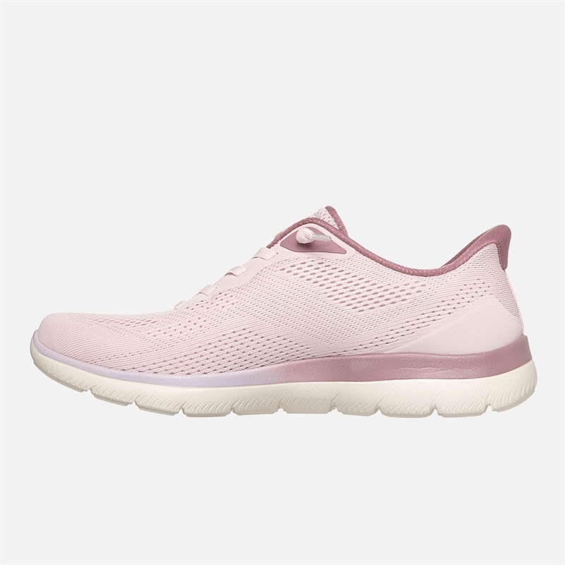 SKECHERS Dame Summits Sweet Skies Slip Ins Sneakers Pink - Billede 5