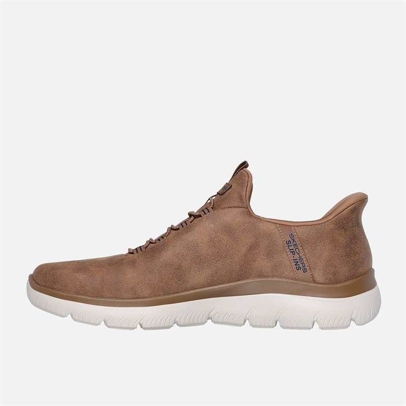 SKECHERS Herre Korlo Slip In Sneakers Brun - Billede 5