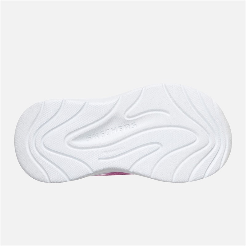SKECHERS Baby Piger Wave 92 Sneakers Pink - Billede 2