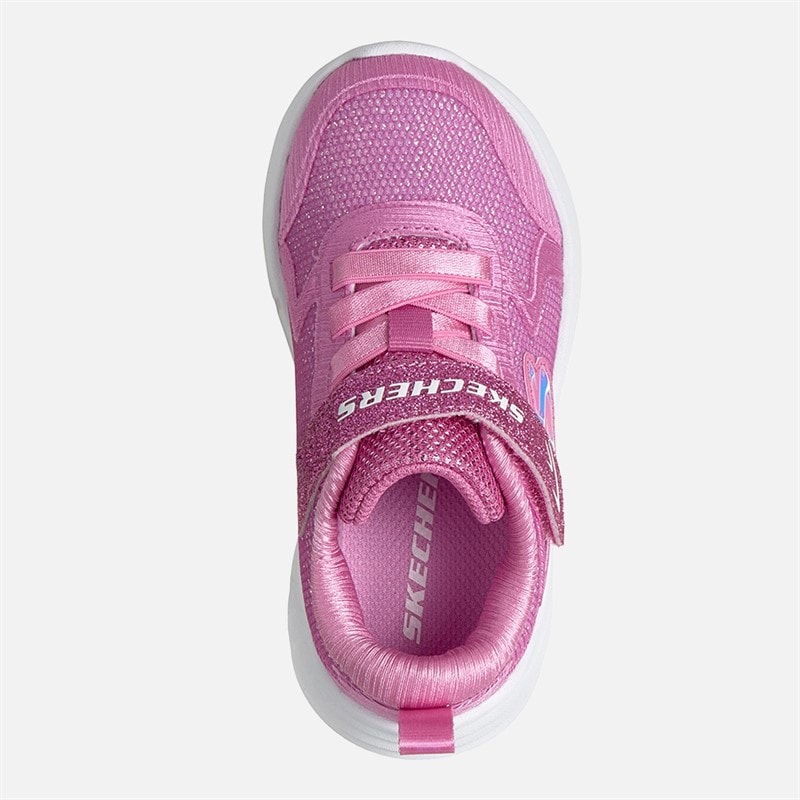 SKECHERS Baby Piger Wave 92 Sneakers Pink - Billede 4