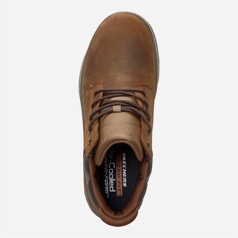 SKECHERS Herre afslappet pasform Segment 2.0 Brogden støvler Desert Brown - Billede 4