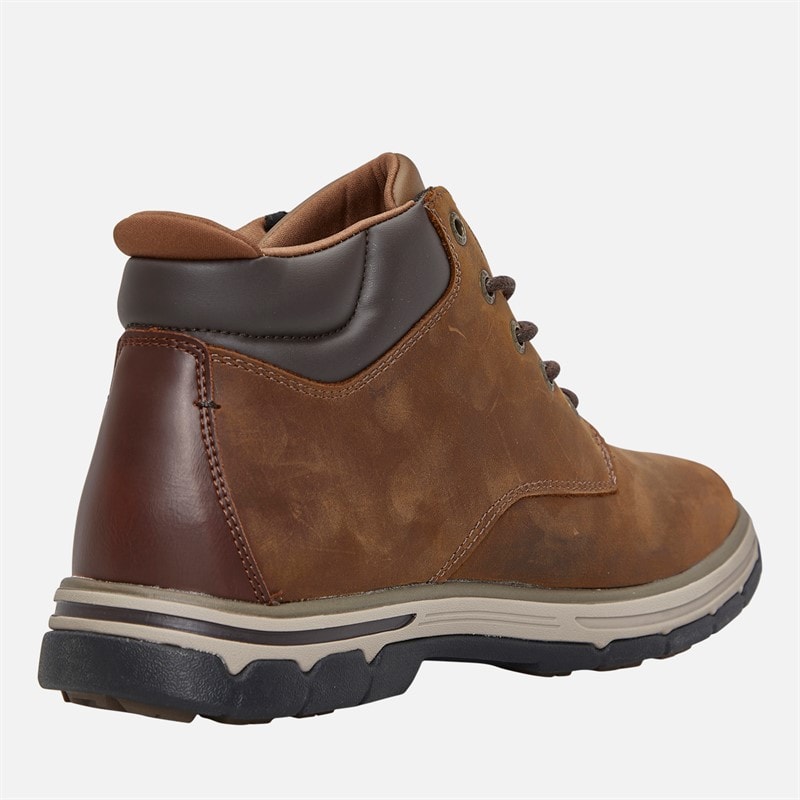 SKECHERS Herre afslappet pasform Segment 2.0 Brogden støvler Desert Brown - Billede 5