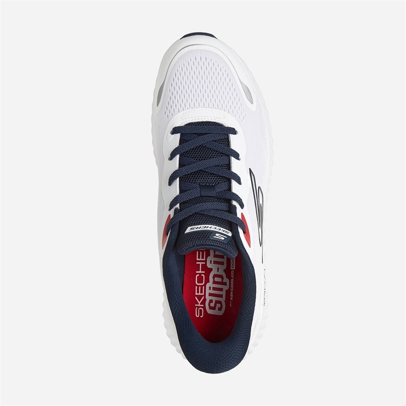 SKECHERS Herre Go Run Now Regent Slip Ins Sneakers Hvid - Billede 4