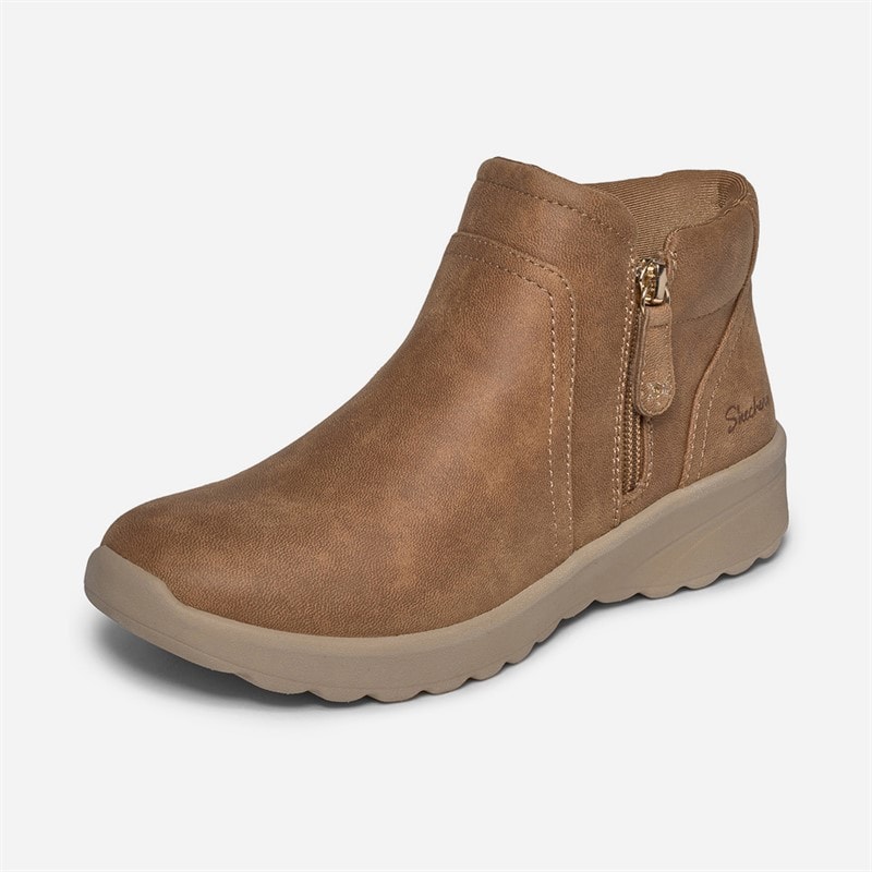 SKECHERS Dame Dejlige Vibe Støvler Brun - Billede 3