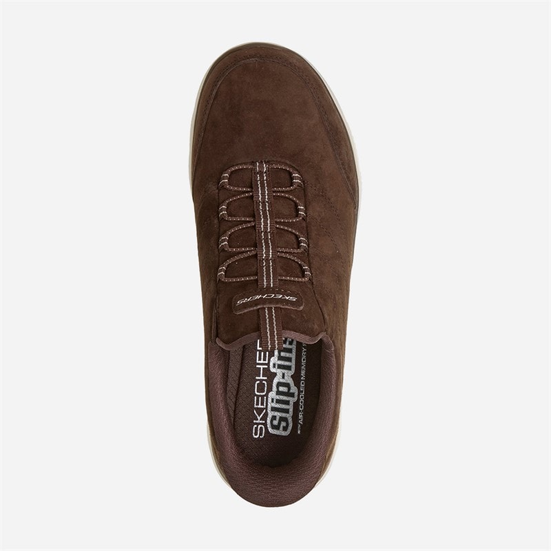 SKECHERS Dame Summits Sneakers Brun - Billede 4