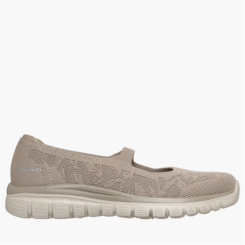 SKECHERS Dame elegante sneakers Natural