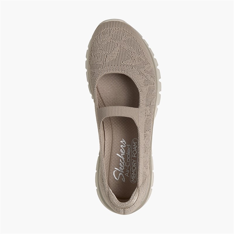 SKECHERS Dame elegante sneakers Natural - Billede 4