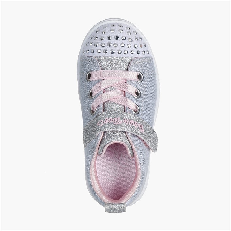 SKECHERS Piger Twinkle Toes Sneakers Grå - Billede 4
