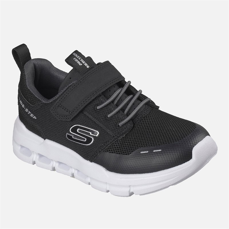 SKECHERS Drenge Glide Step Flow Sneakers Sort - Billede 3