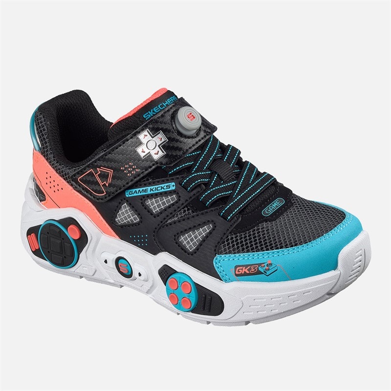 SKECHERS Drenge Gametronix 3.0 Sneakers Sort - Billede 3