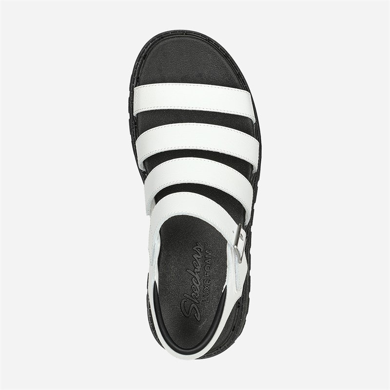 SKECHERS Dame Jammers Poppin Sandaler Hvid - Billede 4