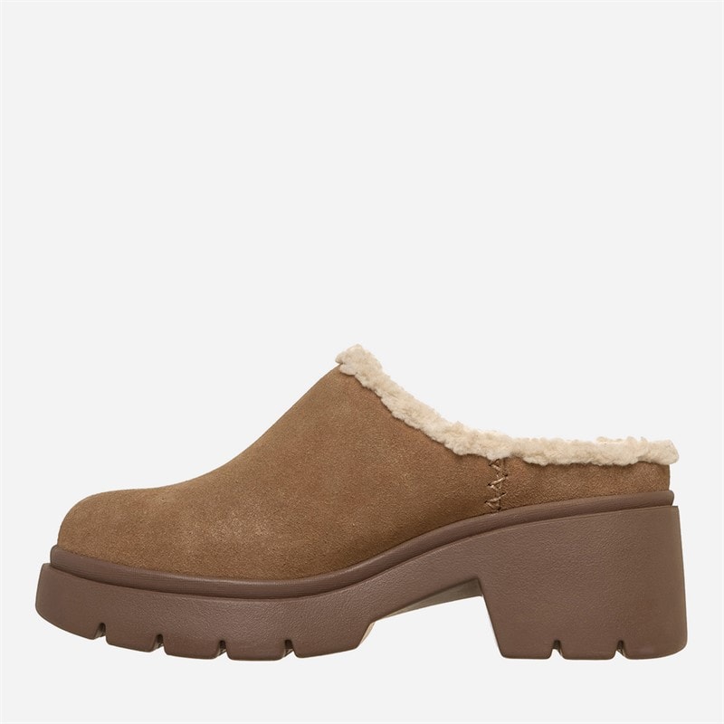 SKECHERS Dame Hyggelige By Åben Ryg Tøfler Chestnut - Billede 5