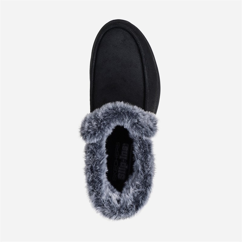 SKECHERS Dame Slip Ins Glacial Ultra Hyggelige Getaway Støvler Sort - Billede 4