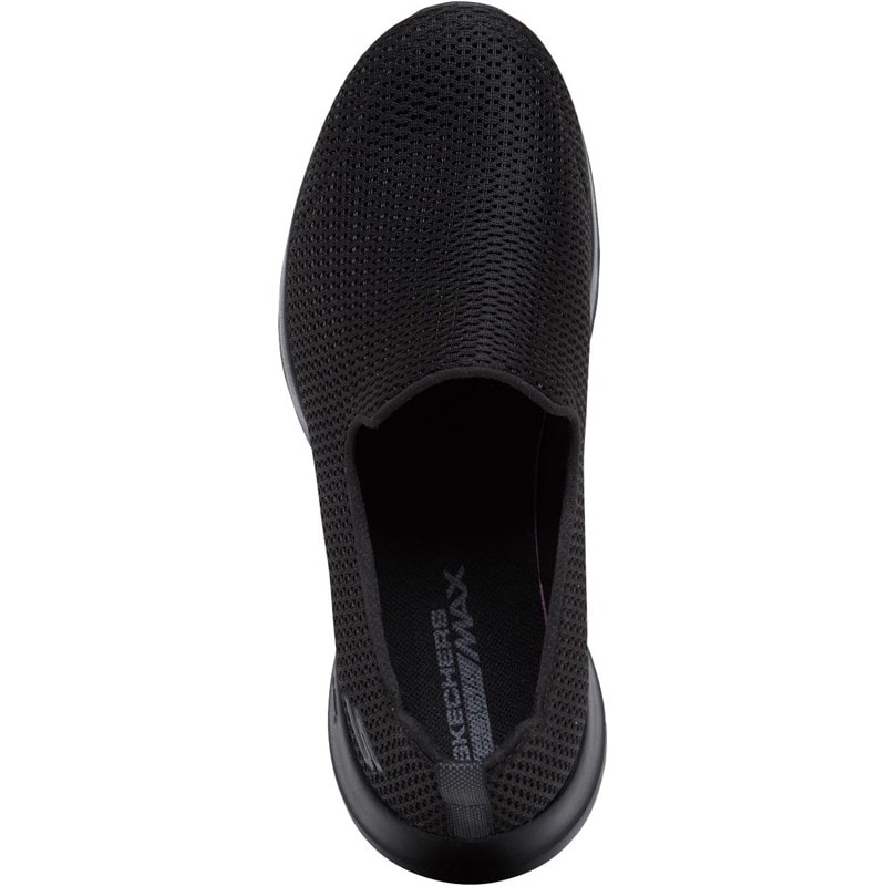 SKECHERS Dame GOwalk Joy Træningssko Sort/Sort - Billede 4