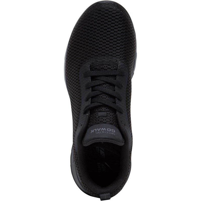 SKECHERS Dame GOwalk Joy Paradise Sneakers Sort/Sort - Billede 4