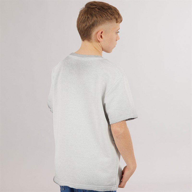 ONLY & SONS Drenge Tilmo Liv T-shirt Ultimate Grey - Billede 2