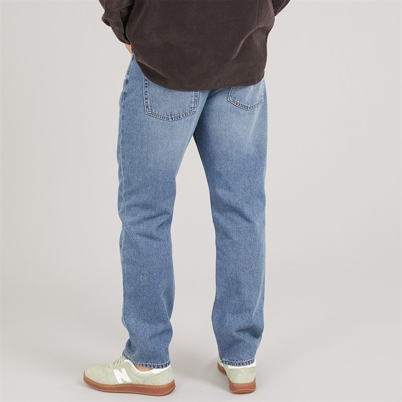 ONLY & SONS Herre Edge Lige Pasform Jeans Dark Blue Denim - Billede 2