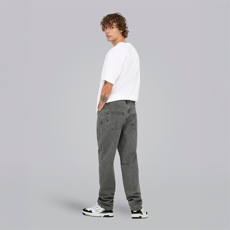 ONLY & SONS Herre Løse Tape Jeans Medium Grey Denim - Billede 2
