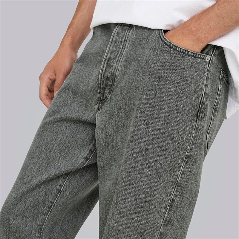 ONLY & SONS Herre Løse Tape Jeans Medium Grey Denim - Billede 3