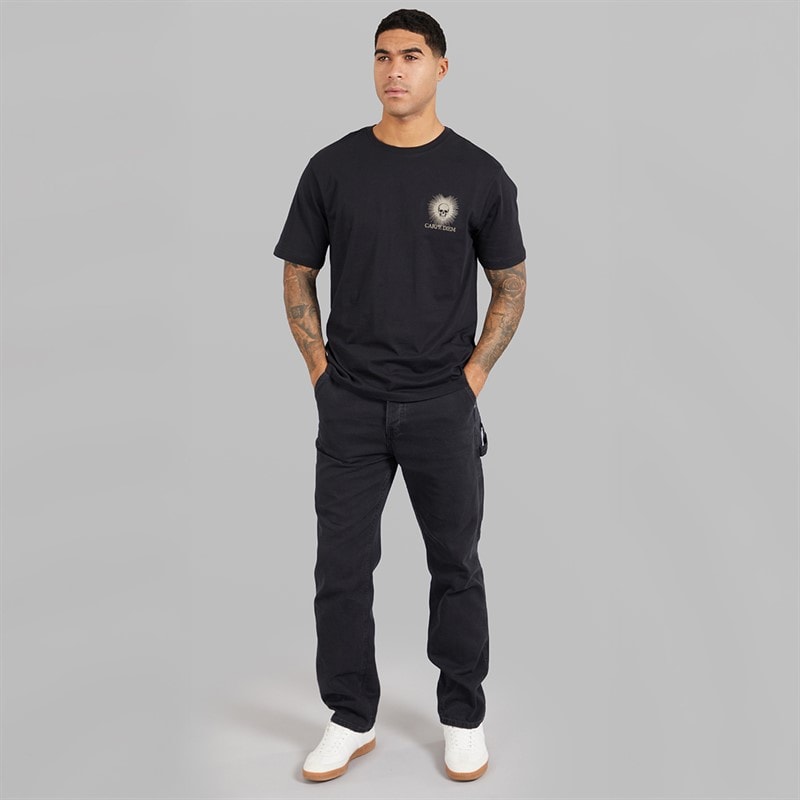 ONLY & SONS Tristan T-shirt til Herre afslappet pasform Sort/Skull - Billede 4