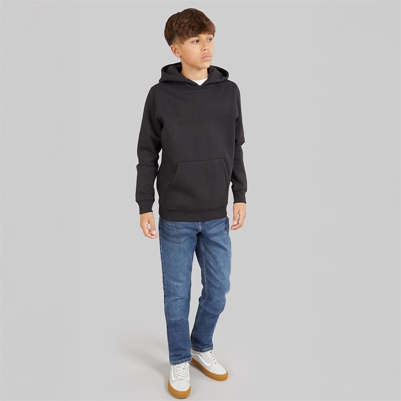 ONLY & SONS Drenge Weft Almindelig Pasform Jeans Dark Blue Denim - Billede 4