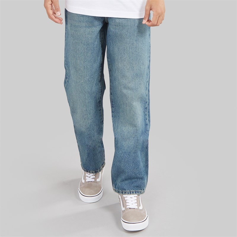 ONLY & SONS Drenge Edge Lige Pasform Jeans Medium Blue Denim - Billede 1