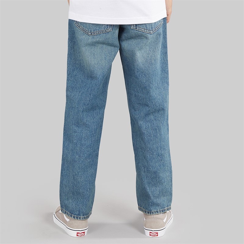ONLY & SONS Drenge Edge Lige Pasform Jeans Medium Blue Denim - Billede 2