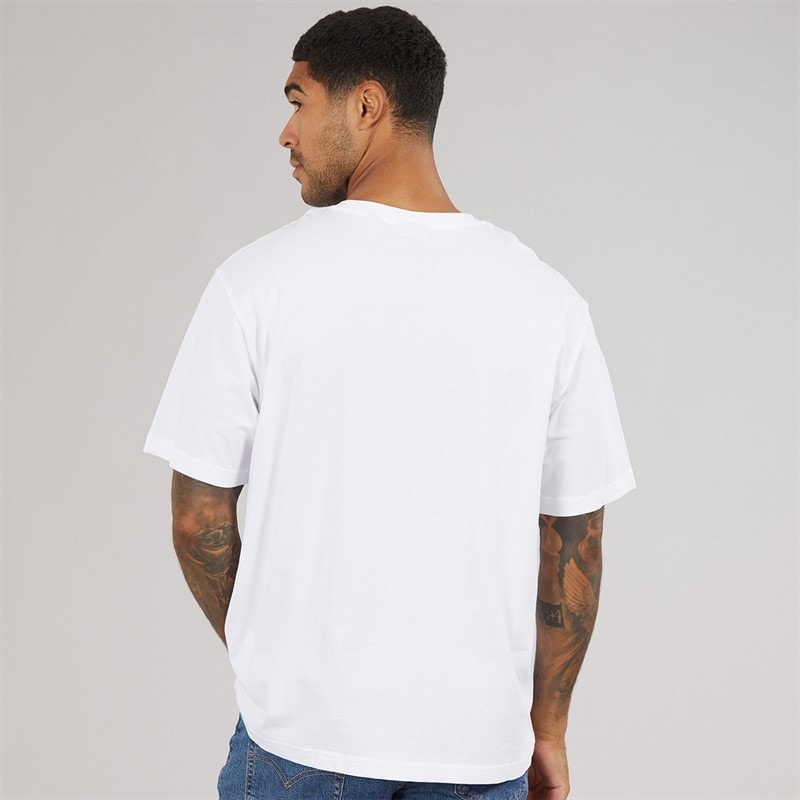 ONLY & SONS Herre Tristan Relaxed Capri T-shirt Bright White - Billede 2