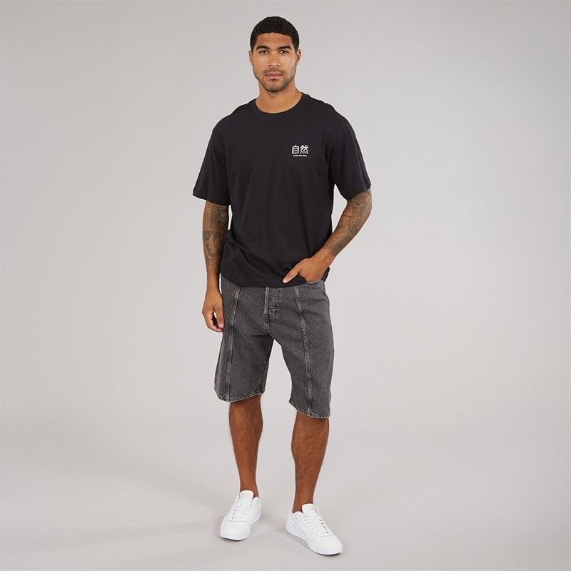 ONLY & SONS Herre Tristan Relaxed Mori T-shirt Black Onyx - Billede 4