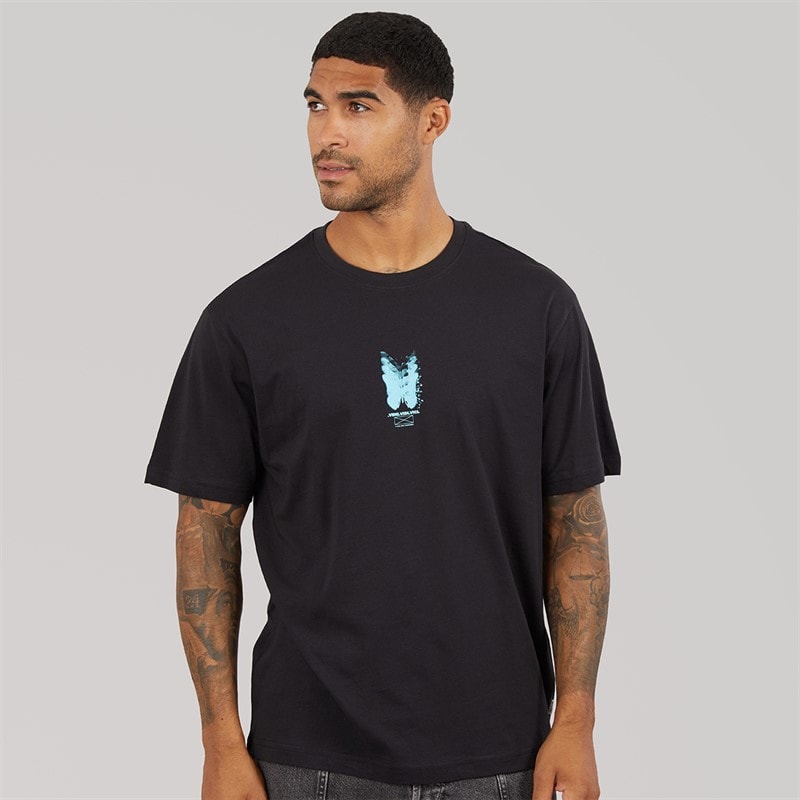 ONLY & SONS Herre Tristan Relaxed T-Shirt Sort/Veni - Billede 2