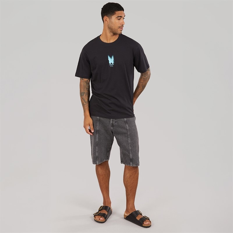 ONLY & SONS Herre Tristan Relaxed T-Shirt Sort/Veni - Billede 4