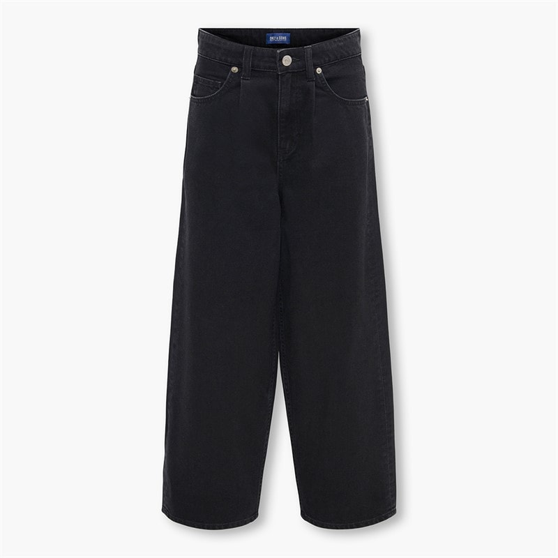 ONLY & SONS Drenge Carl Ballon Fit Jeans Washed Black