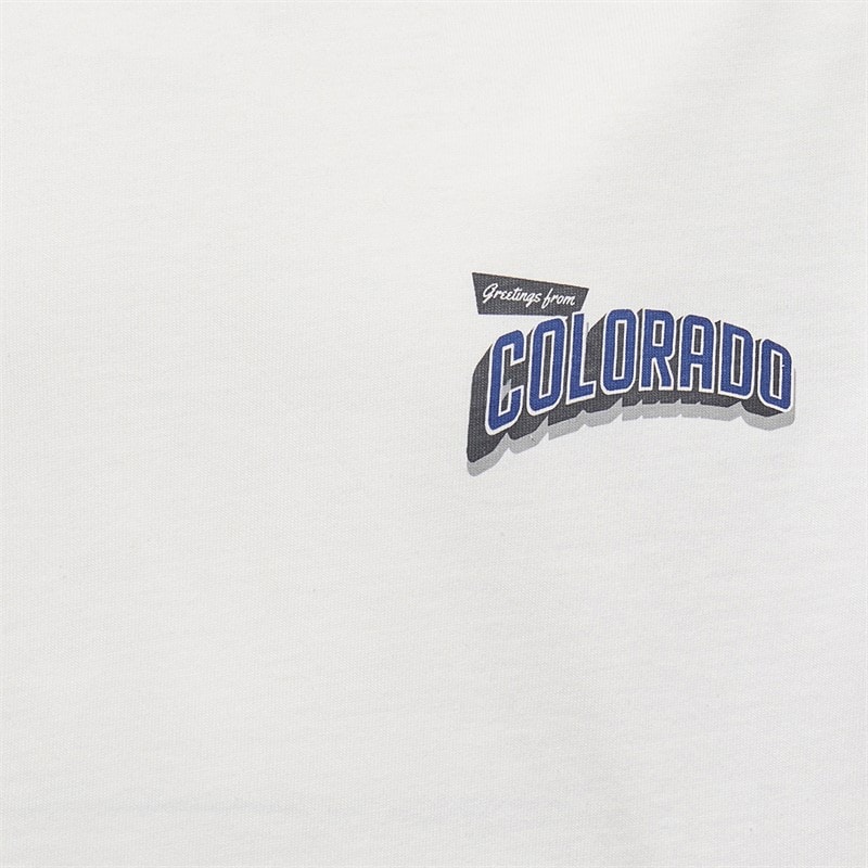 ONLY & SONS Drenge Fred States T Shirt Cloud Dancer - Billede 3