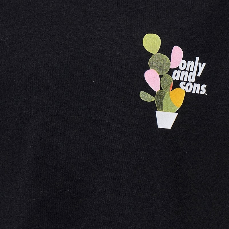 ONLY & SONS Drenge Fred Beaufort T Shirt Sort - Billede 3
