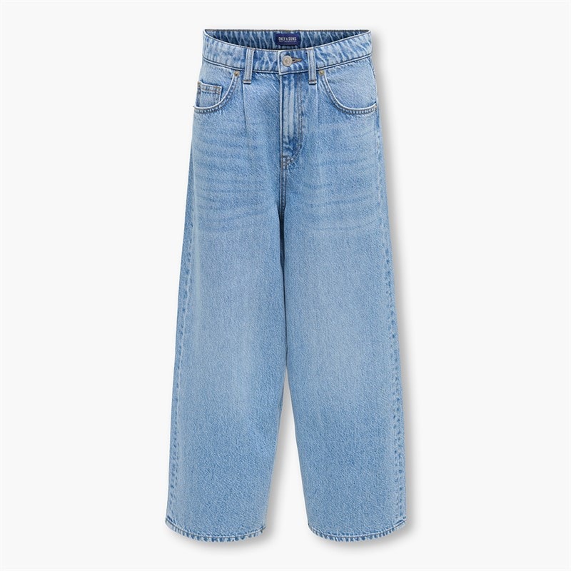 ONLY & SONS Drenge Carl Ballon Fit Jeans Medium Blue Denim