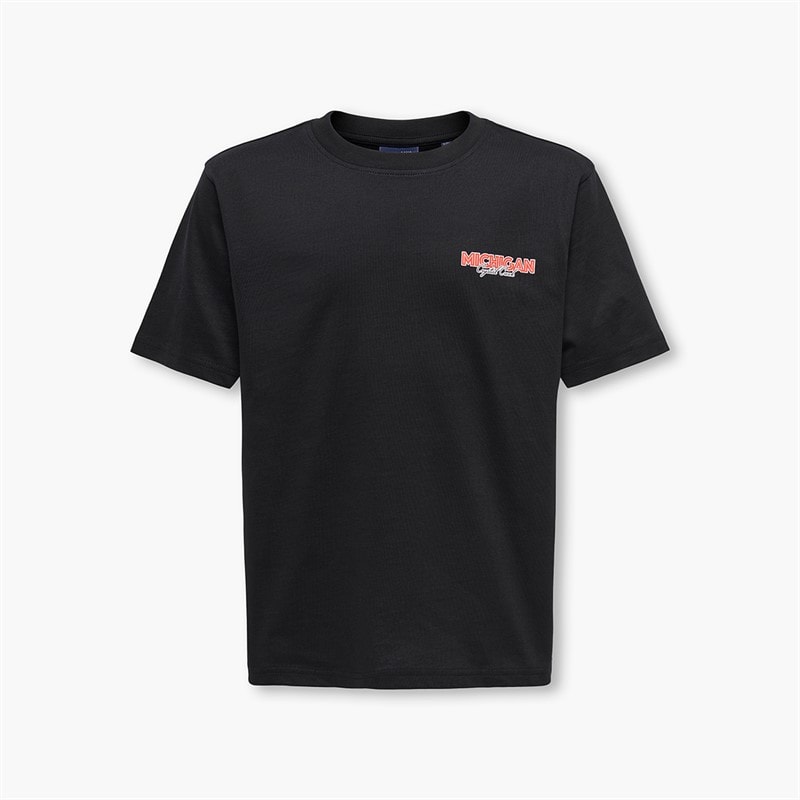 ONLY & SONS Drenge Fred States T Shirt Sort