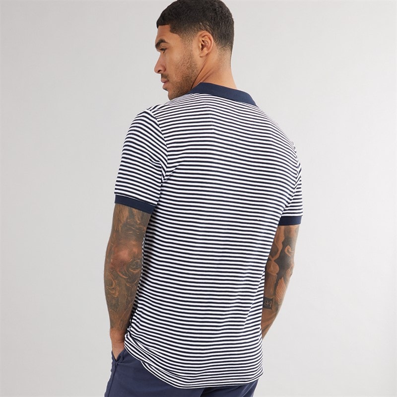 THREADBARE Herre Domino Polo Blå - Billede 2