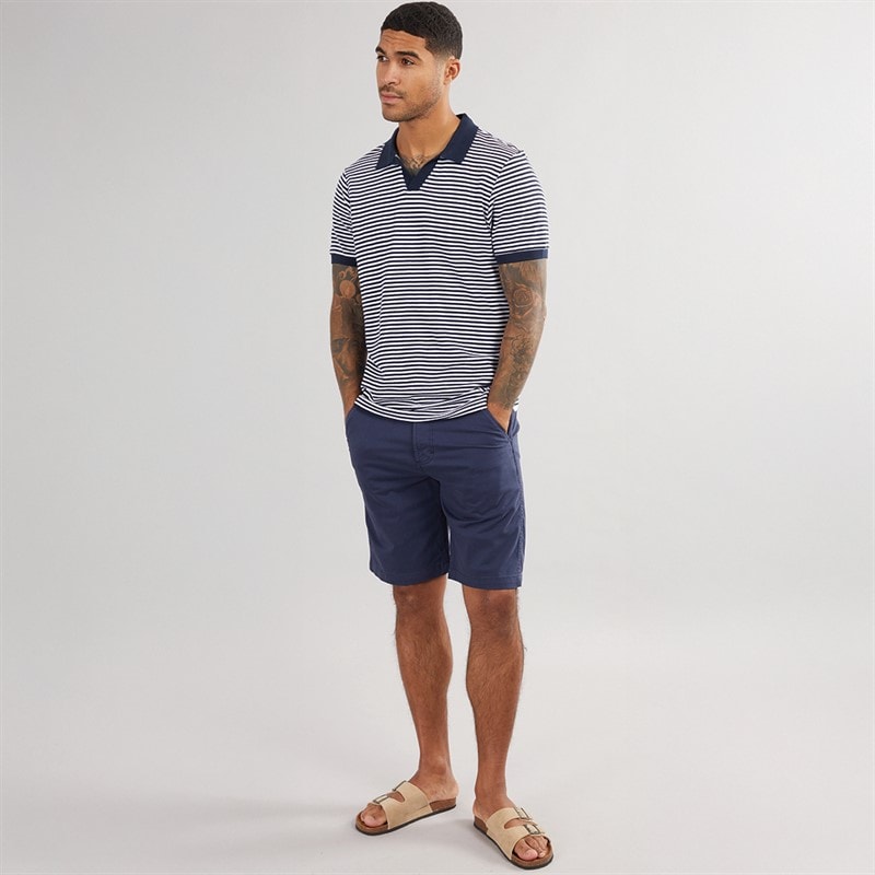 THREADBARE Herre Domino Polo Blå - Billede 3
