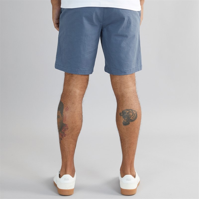 THREADBARE Herre Wests Chino Shorts Misty Blue - Billede 2