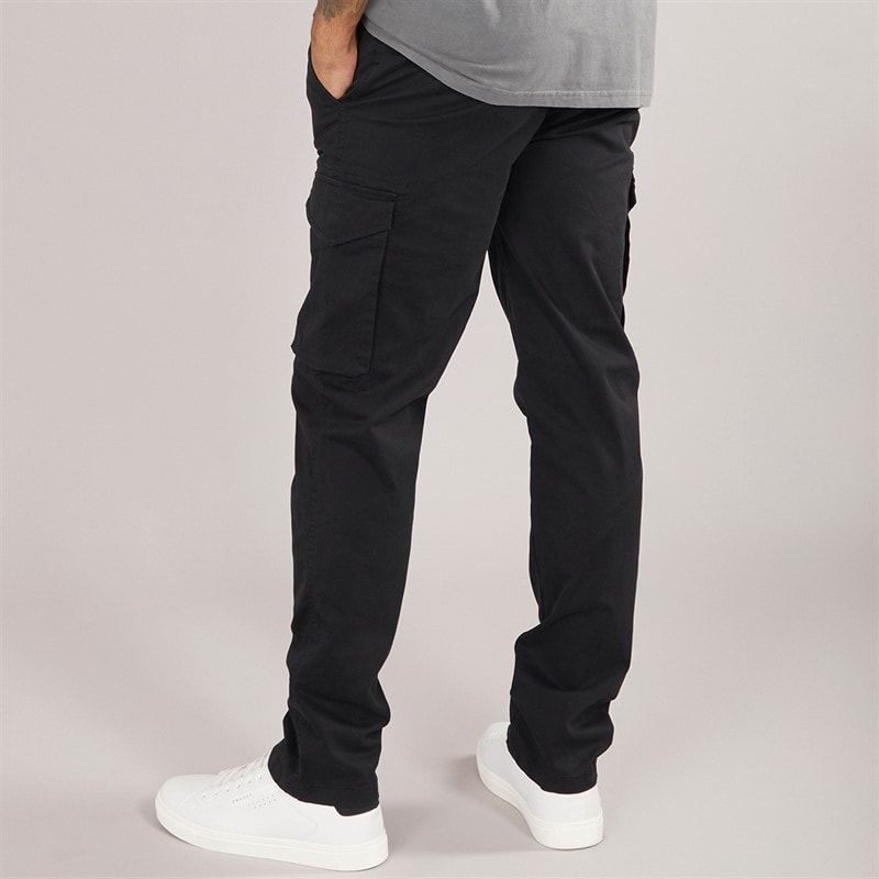 THREADBARE Herre Battled Cargo Bukser Sort - Billede 2