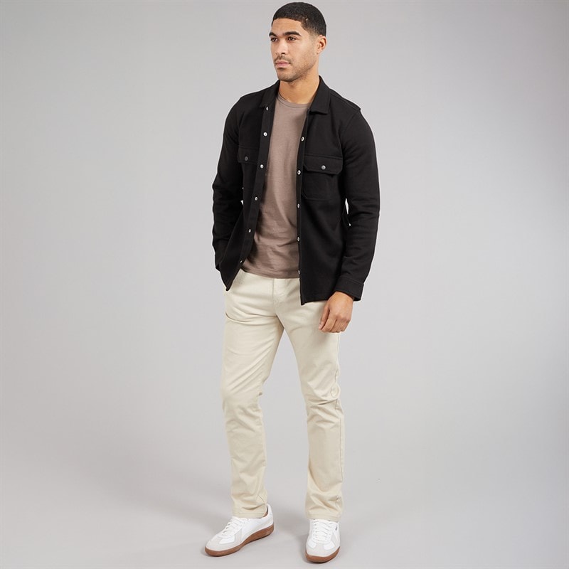 THREADBARE Herre Relay Langærmet Shacket Sort - Billede 4