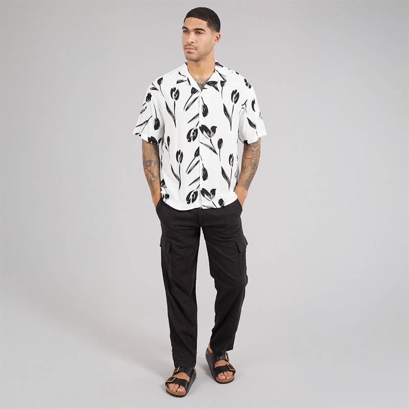THREADBARE Herre Ramsay Linned Bukser Sort - Billede 3