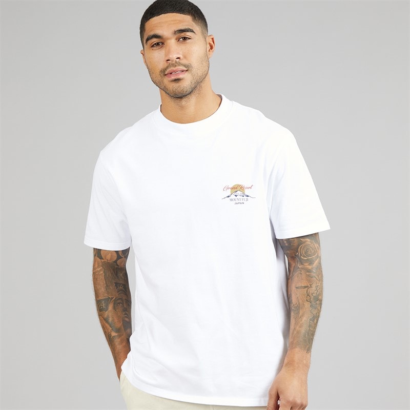 THREADBARE Herre Rock T-shirt Hvid - Billede 2