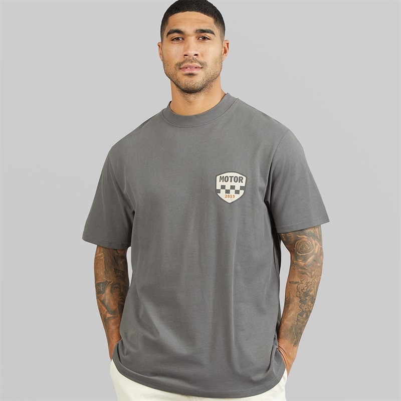 THREADBARE Herre Nol T-shirt Slate - Billede 2