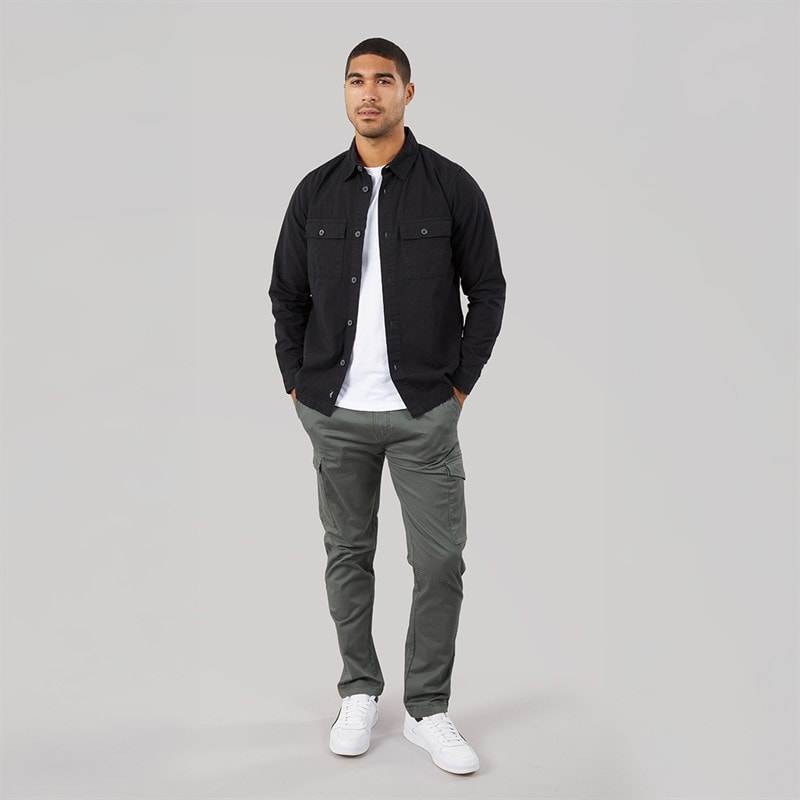 THREADBARE Herre Mini Shacket Sort - Billede 4