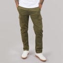 THREADBARE Herre Battled Cargo Bukser Khaki