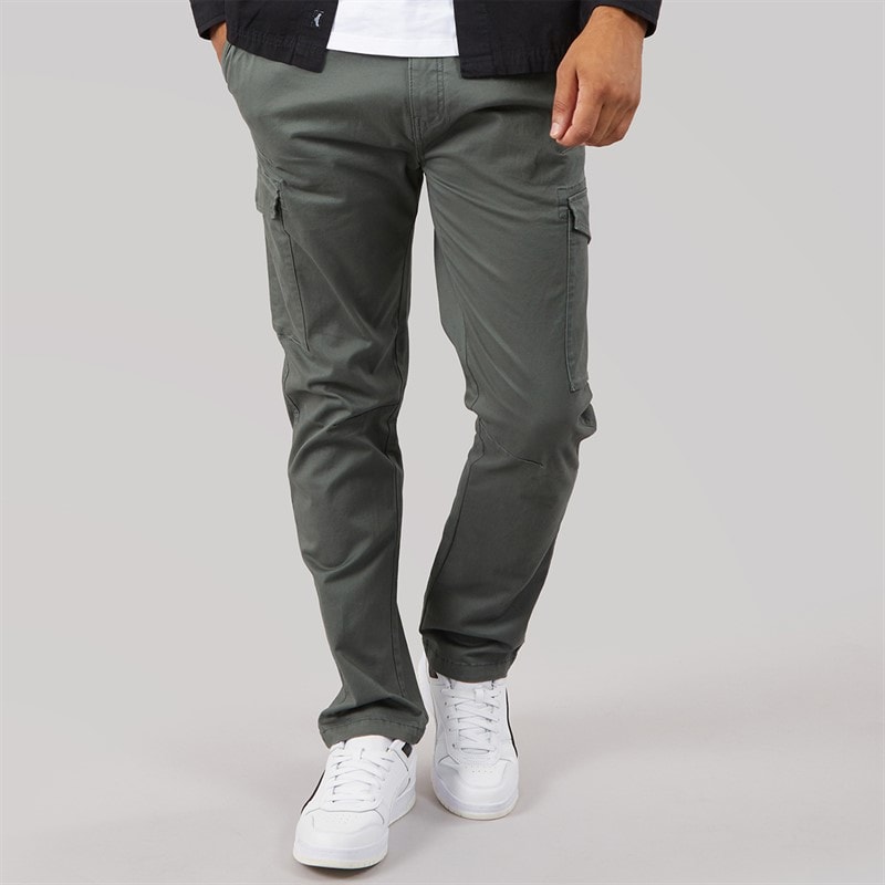 THREADBARE Herre Cargo Bukser Dark Fuel