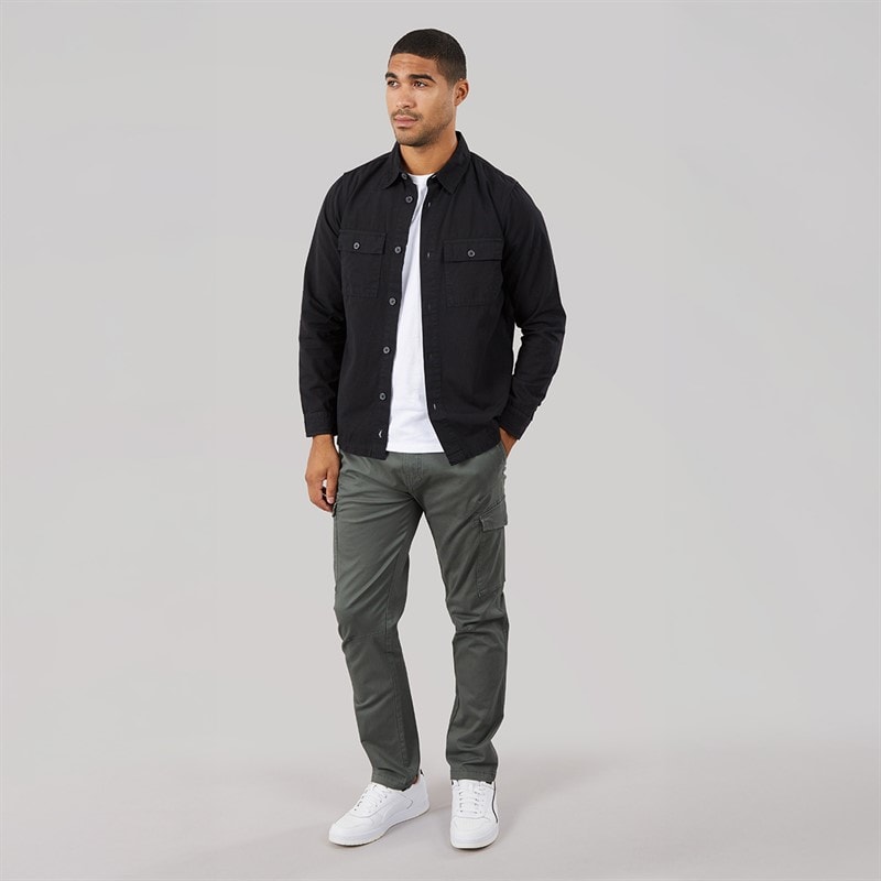 THREADBARE Herre Cargo Bukser Dark Fuel - Billede 4
