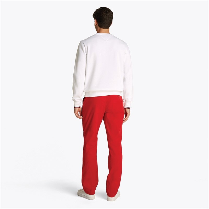 Tommy Hilfiger Herre Pullover Sweatshirt Hvid - Billede 4