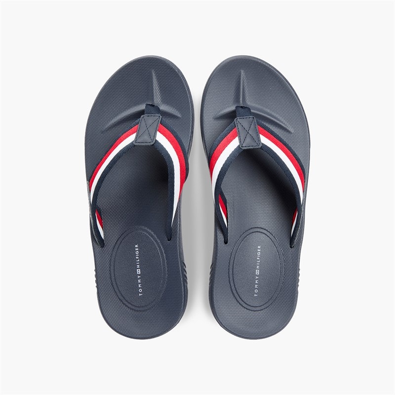 Tommy Hilfiger Herre Formstøbte Klipklappere Rwb - Billede 4